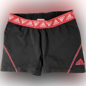 💥 SALE 💥 ADIDAS Size Medium Black & Pink/Coral Color Shorts Excellent Condition